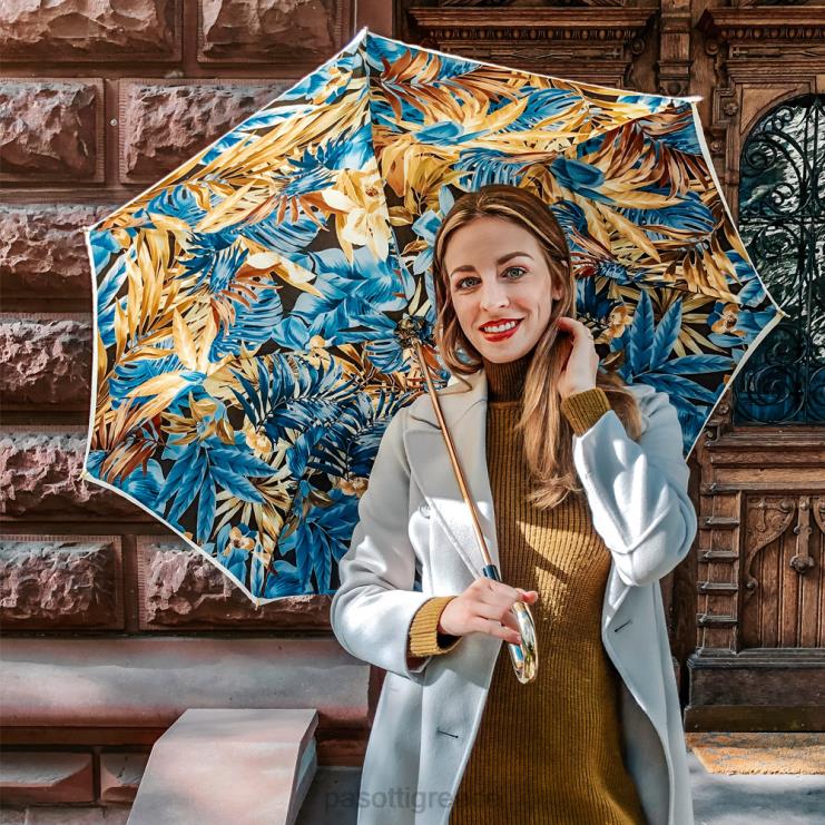 ομπρέλα | PASOTTI 189 58758-6 p27 - ομπρέλα με εκτύπωση ζούγκλας διπλό ύφασμα 2N6B8363 γυναίκες